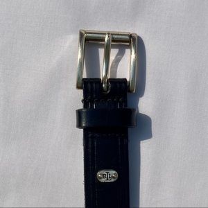 SOLD black leather Ralph Lauren belt